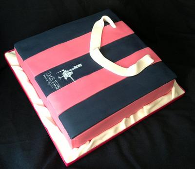 Jack Wills shopping bage - Cake by Lesley Southam