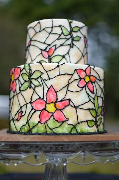 Stained glass cake - Cake by Elisabeth Palatiello