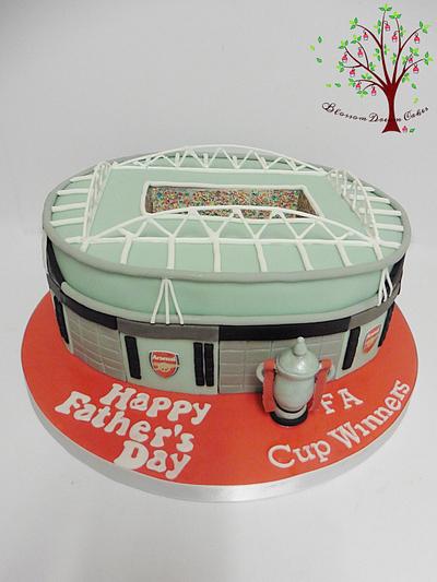 Emirates Stadium - Cake by Blossom Dream Cakes - Angela Morris