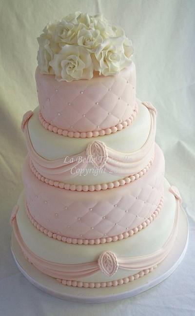Pink swags - Cake by cakemommy
