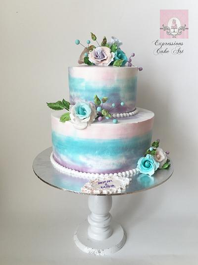 Morning Bliss! Shabby chic - Cake by Expressions Cake Art (Su)