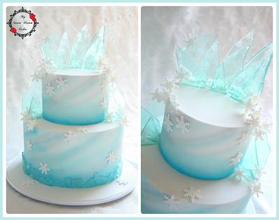 Frozen Theme Cake - Cake by My Sweet Dream Cakes