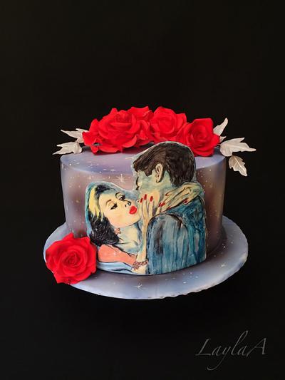 Retro LOVE - Cake by Layla A