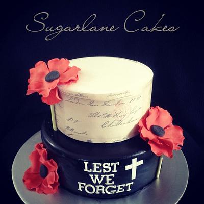 Anzac - Cake by Sugarlane Cakes