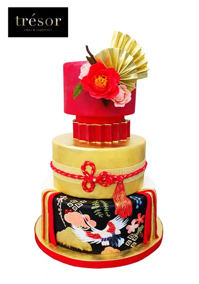 Japanese Wedding Cake - Cake by Trésor Cakes & Confiseries