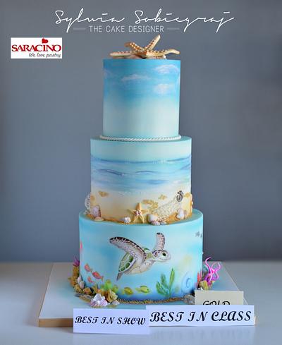 Ocean theme cake - Cake by Sylwia Sobiegraj The Cake Designer