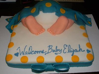 Assorted Babyshower cakes - Cake by donnascakes