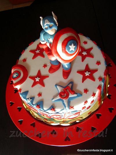 Captain America cake - Cake by Ginestra