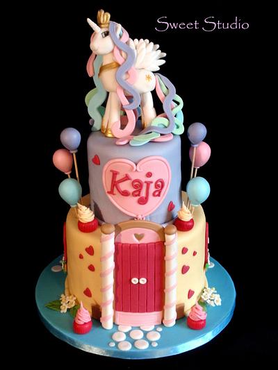 My Little Pony Celestia - Cake by Anna Augustyniak 