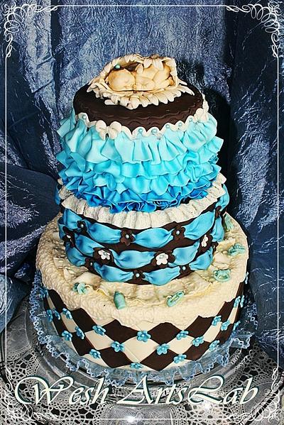 baby shower cake - Cake by Wesh ArtsLab