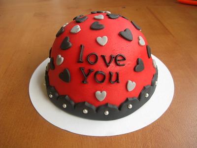 Small love you cake - Cake by Karin