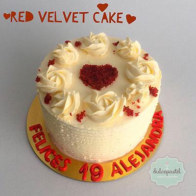 Torta Red Velvet en Medellín - Cake by Dulcepastel.com