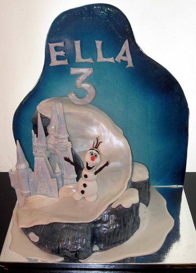 Frozen and Olaf - Cake by Olga