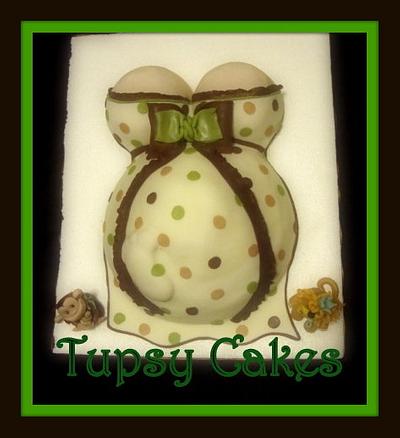 baby belly cake - Cake by tupsy cakes