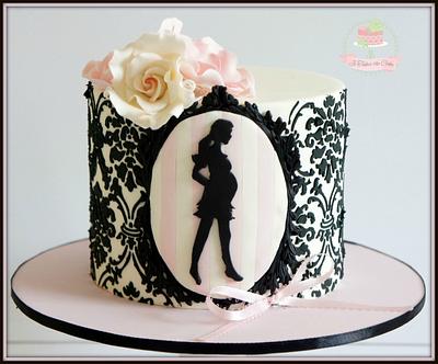 Paris chic baby shower - Cake by Jo Finlayson (Jo Takes the Cake)