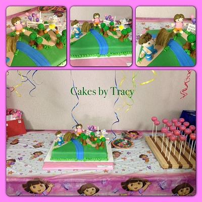 Dora the Explorer - Cake by Tracy