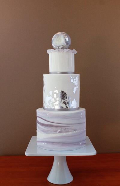 crystal quartz geode cake - Cake by the cake outfitter