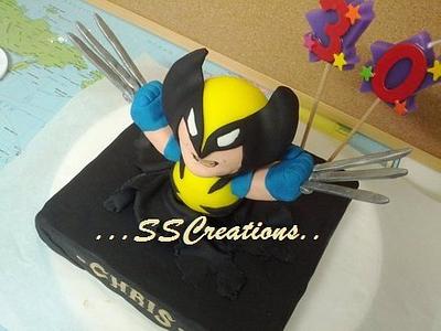 Wolverine Figurine - Cake by SSCreations