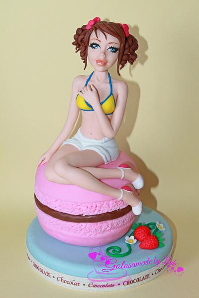 MACARON  - Cake by golosamente by linda