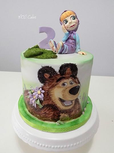 Masha and the bear  - Cake by MOLI Cakes
