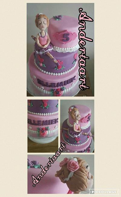 Ballerina girl cake - Cake by Anneke van Dam
