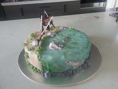 Hunting Fishing - Cake by Lisa
