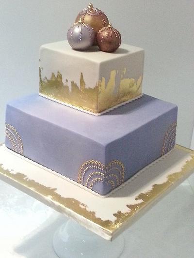 All that is golden wedding cake - Cake by Scrummy Mummy's Cakes