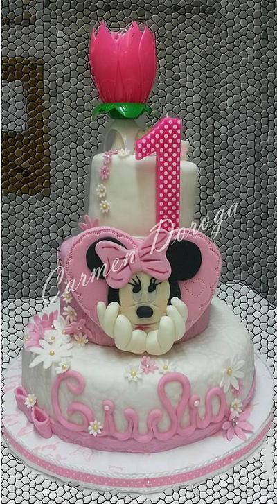 Minnie Mouse birthday cake  - Cake by Carmen Doroga
