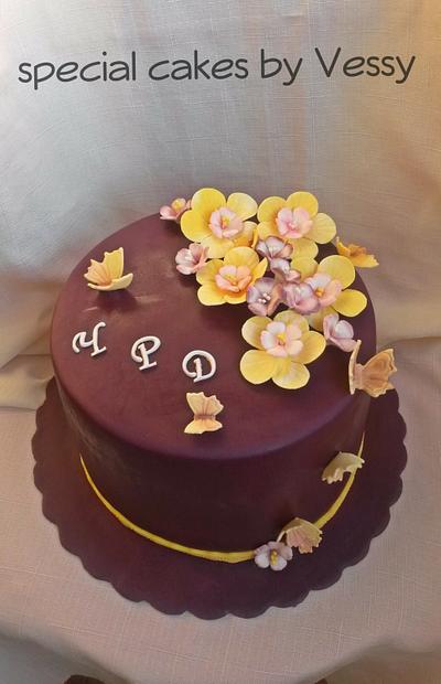 Flower cake  - Cake by Vesi