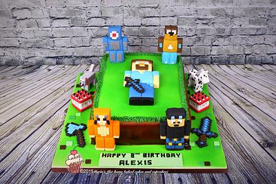 Minecraft cake - Cake by Maria's