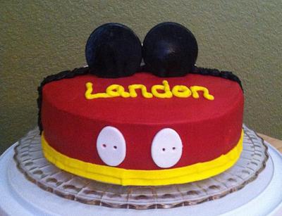 Mickey - Cake by Miranda Murphy 