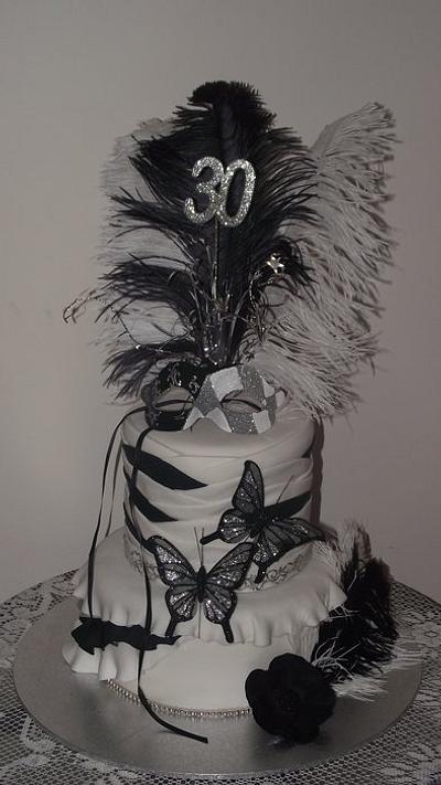 Masquerade - Cake by CakesbyCorrina