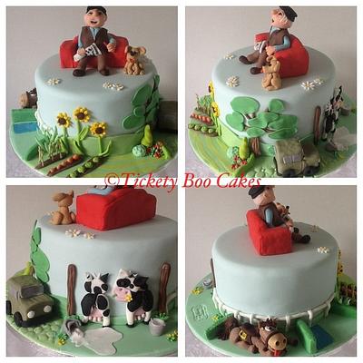 Tickety Boo Storyboard - Farm, garden and crossword - Cake by Tickety Boo Cakes