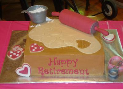 Home Ec Teacher Retirement Cake - Cake by Misty