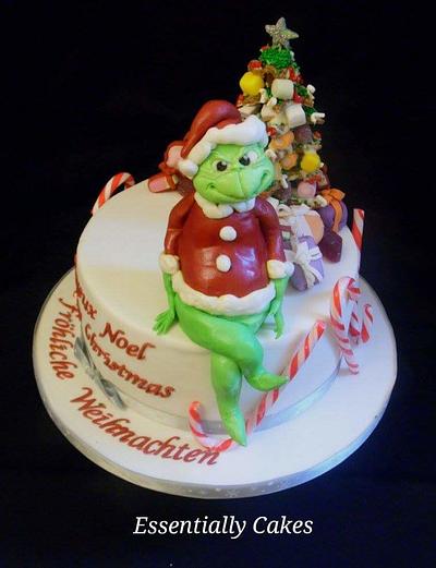 Grinch  Christmas  - Cake by Essentially Cakes