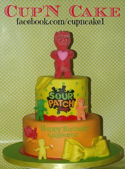 Sour Patch Kids cake - Cake by Danielle Lechuga