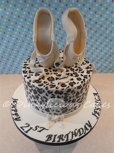 Ballet shoe cake - Cake by Dinkylicious Cakes