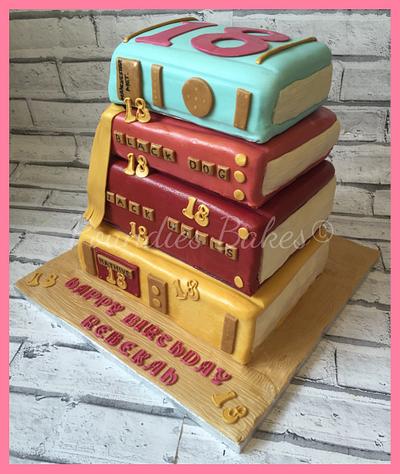 Book stack - Cake by Poundies Bakes