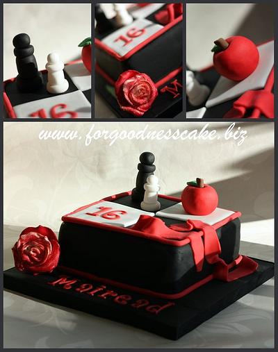 Twilight themed - Cake by Forgoodnesscake