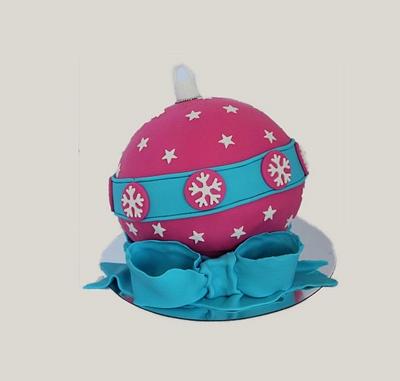 Christmas Bauble - Cake by Cakes by Design