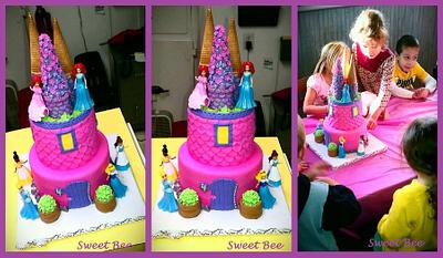 Princess Castle Cake - Cake by Tiffany Palmer
