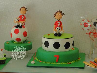 Football cakes - Cake by Carla Martins