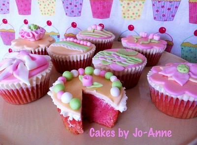 Pink Velvet Cupcakes - Cake by Cakes by Jo-Anne