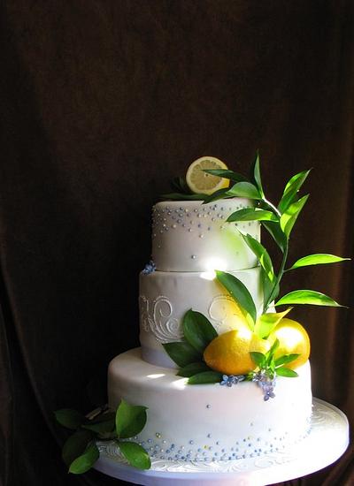 Lemon Grove Bridal Shower - Cake by Sarah