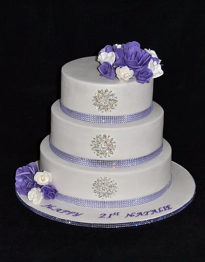 21st birthday cake - Cake by Sue Ghabach