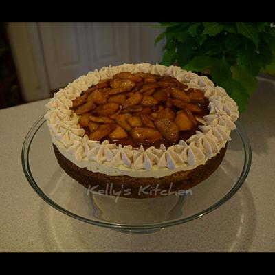 Caramel Apple Blondie Cheesecake - Cake by Kelly Stevens