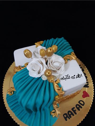  كيكة خطوبه - Cake by Alhudacake 