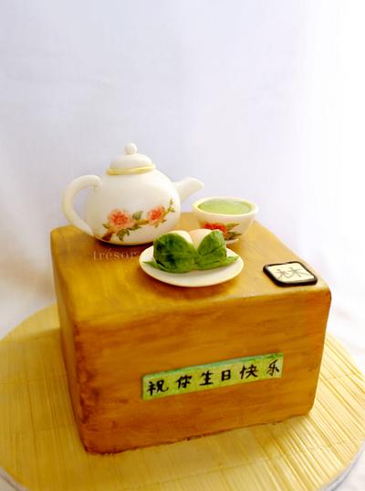 Tea ceremony - Cake by Trésor Cakes & Confiseries