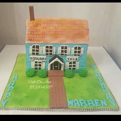 Home Sweet Home - Cake by Gwen Lobo
