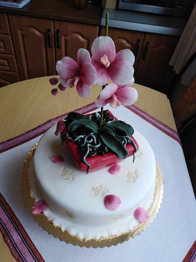Orchidea  - Cake by EVILIA